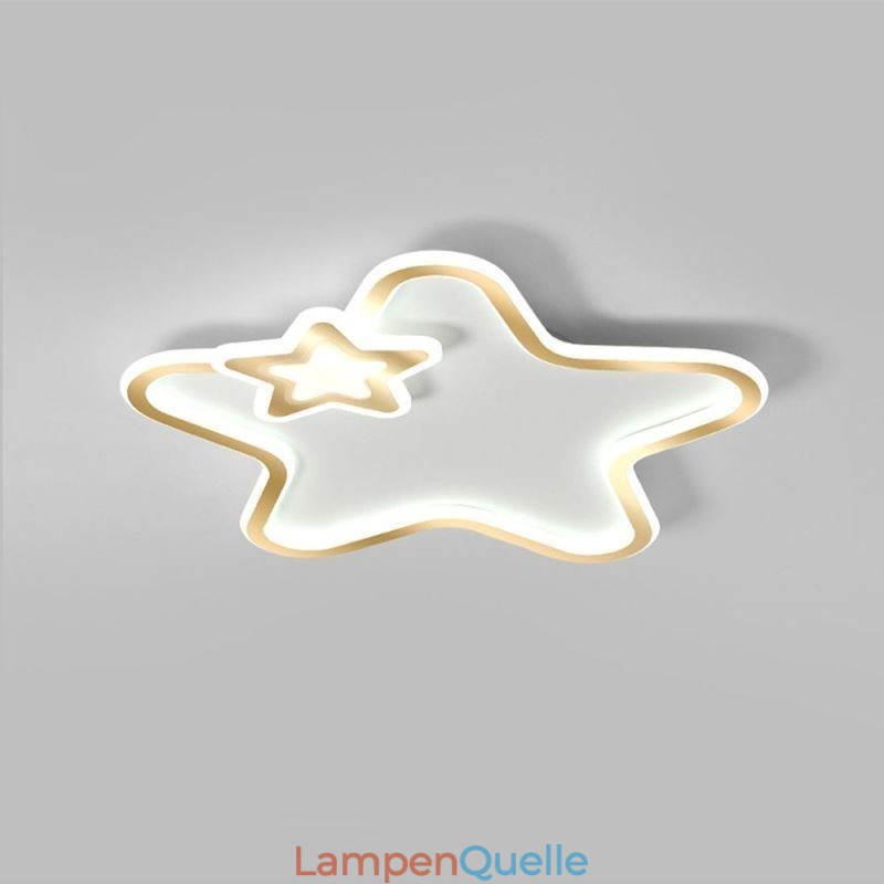 Creative Star Deckenleuchte mit goldenem Stern