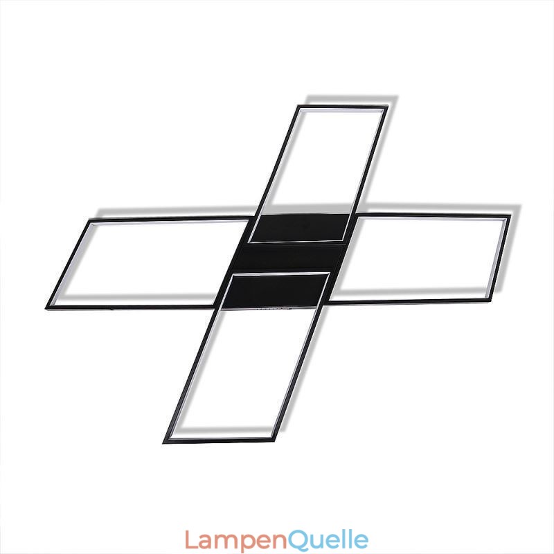 X-förmige, bündige, minimalistische Deckenleuchte aus Acryl