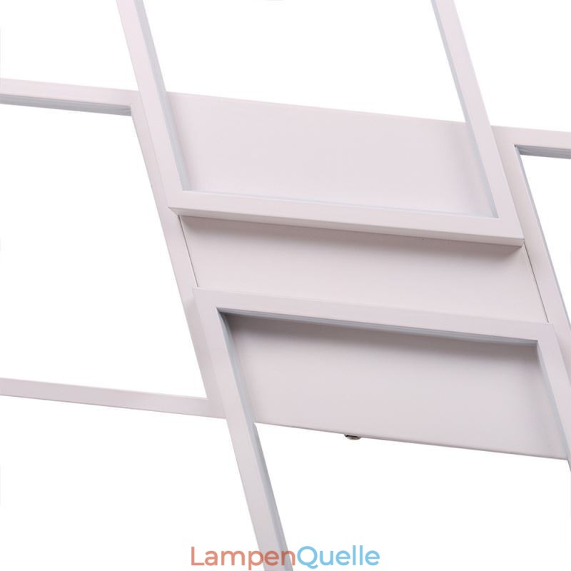 X-förmige, bündige, minimalistische Deckenleuchte aus Acryl
