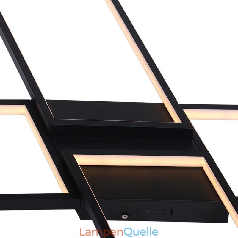 X-förmige, bündige, minimalistische Deckenleuchte aus Acryl