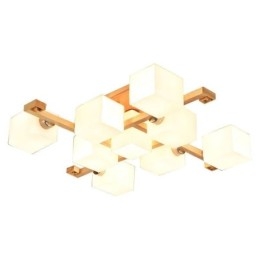 Nordic Flush Mount Deckenleuchte Kreative warme Massivholzleuchte
