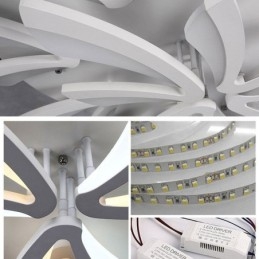 Moderne, schlichte Deckenleuchte mit Löwenzahnmotiv