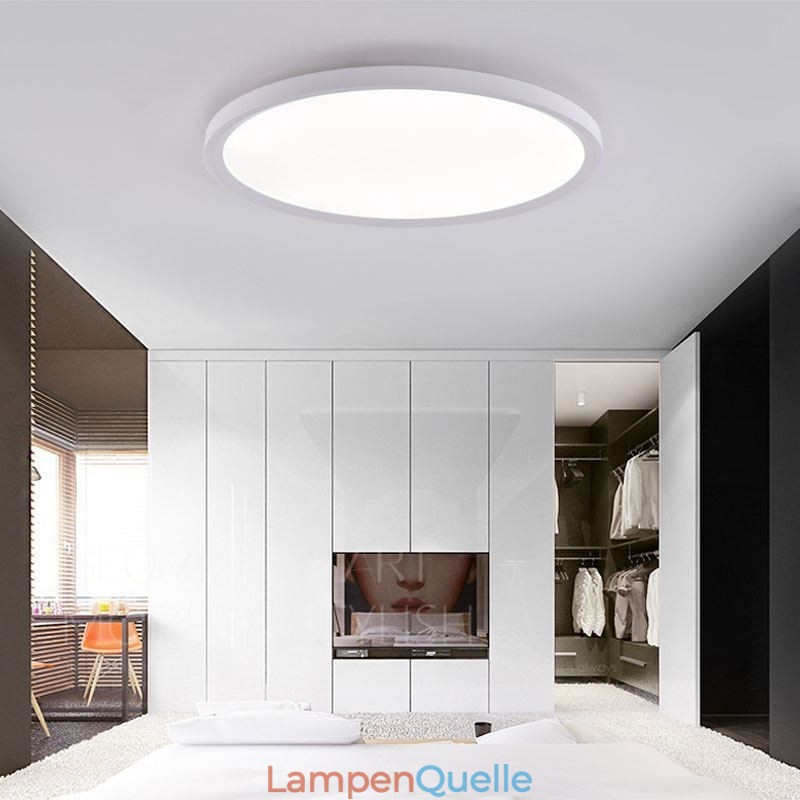 Nordic Runde Unterputz Super Dünne Decke Licht Aluminium Roung Lampe Beleuchtung