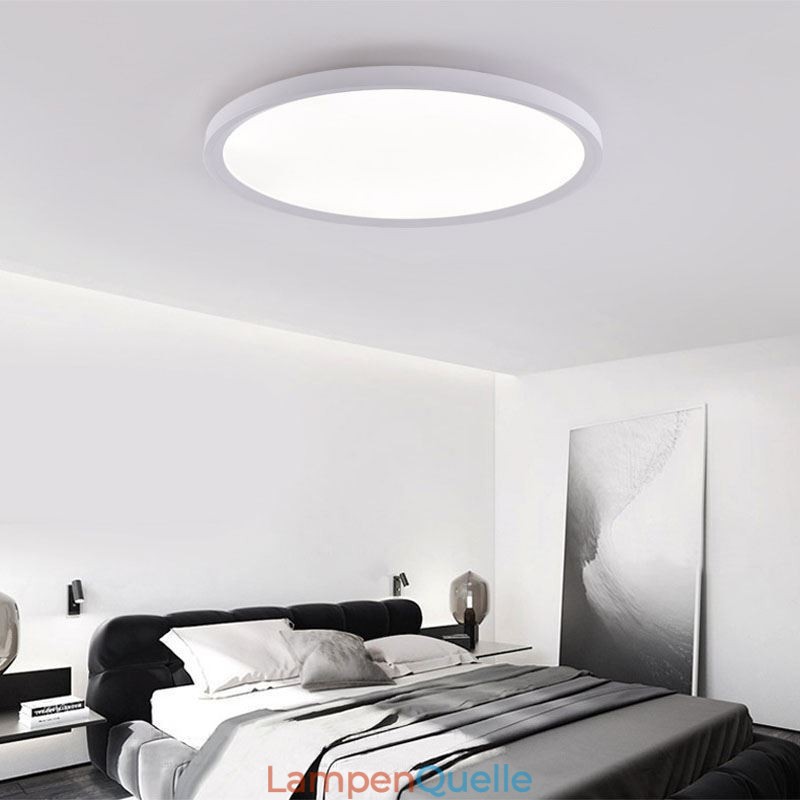 Nordic Runde Unterputz Super Dünne Decke Licht Aluminium Roung Lampe Beleuchtung