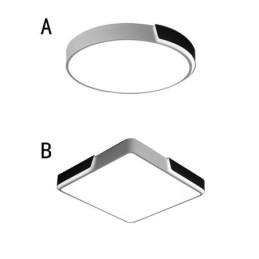 Moderne, schlichte, runde Deckenleuchte
