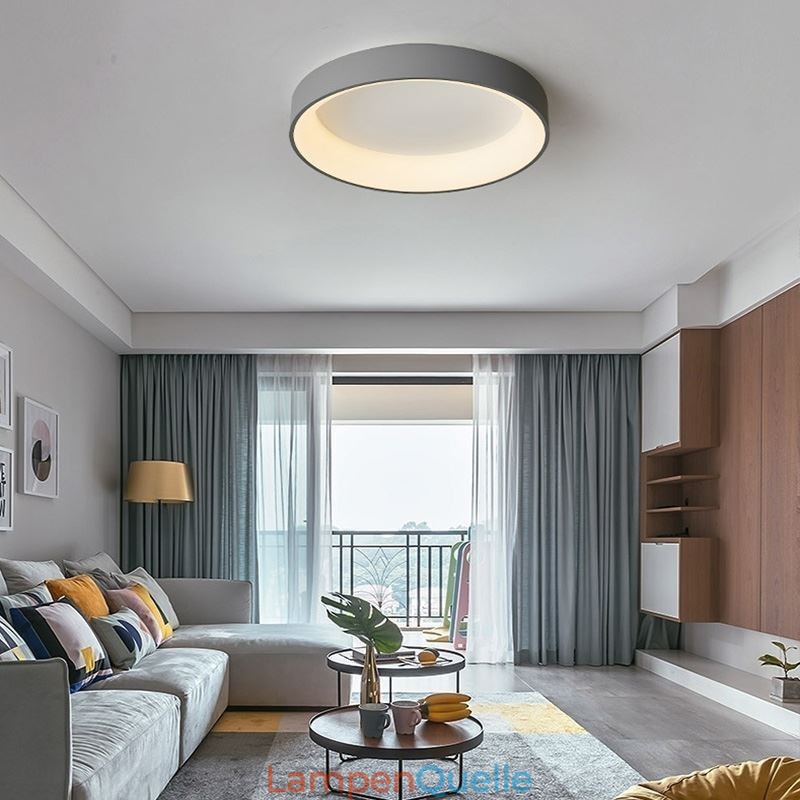 Moderne runde Deckenleuchte mit Energiesparlampe