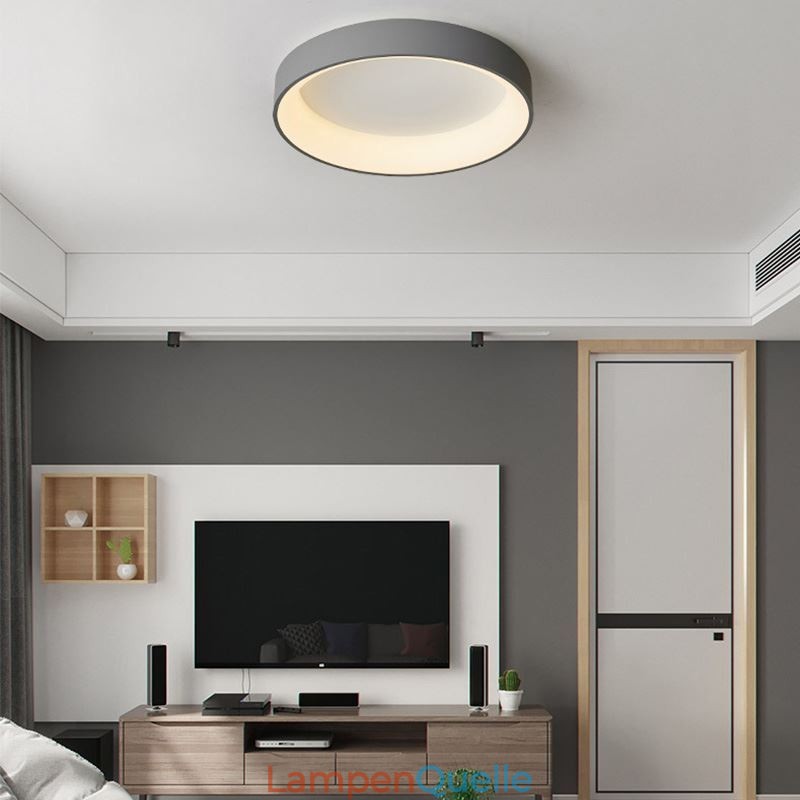 Moderne runde Deckenleuchte mit Energiesparlampe