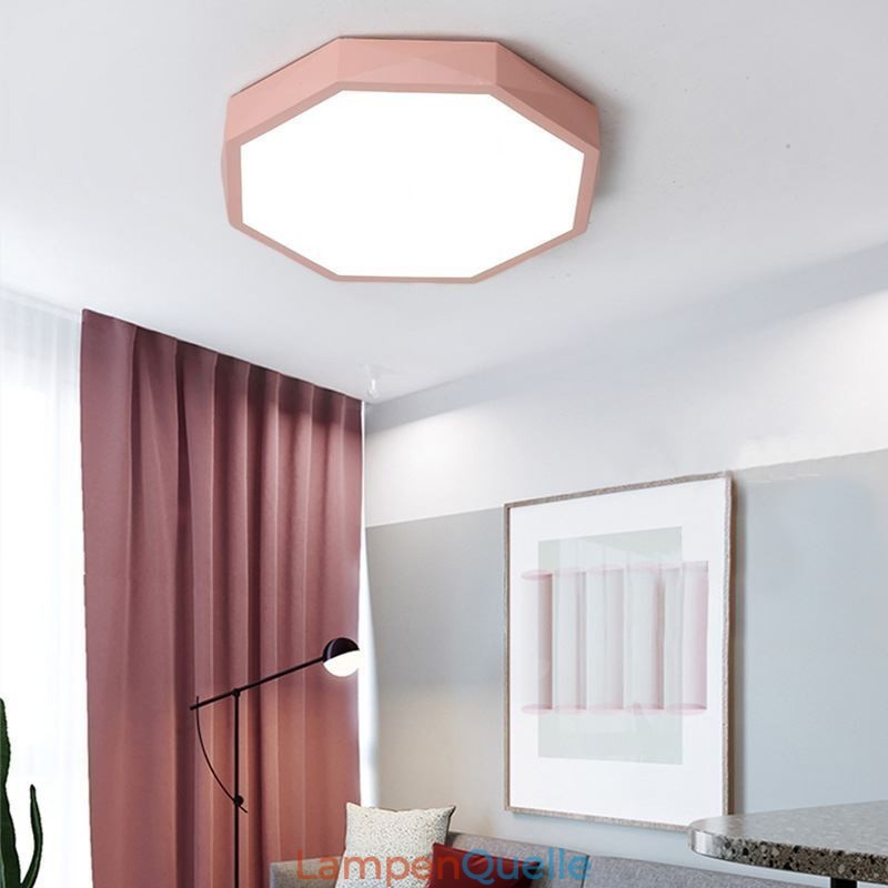 Moderne Unterputz-Deckenleuchte mit speziellem Hexagon-Design, ultradünne Lampenleuchte