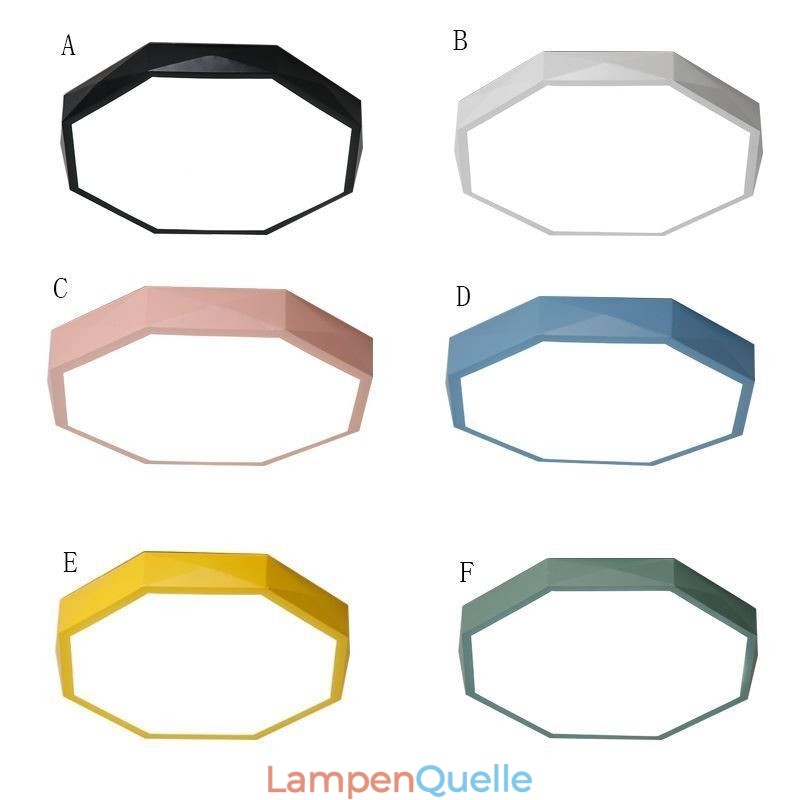 Moderne Unterputz-Deckenleuchte mit speziellem Hexagon-Design, ultradünne Lampenleuchte