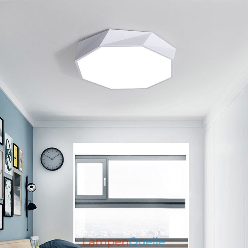 Moderne Unterputz-Deckenleuchte mit speziellem Achteck-Design, ultradünne Lampe