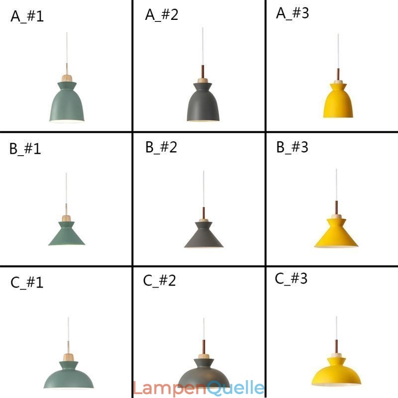 Macaron Pendelleuchte Nordic Simple Iron Arti Drei Lichter Leuchte