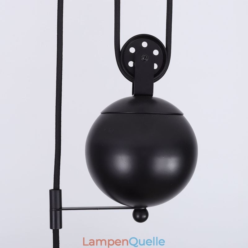 Industrielle Bauernhaus Pulley Pendelleuchte Versenkbares Design Einstellbare Höhe