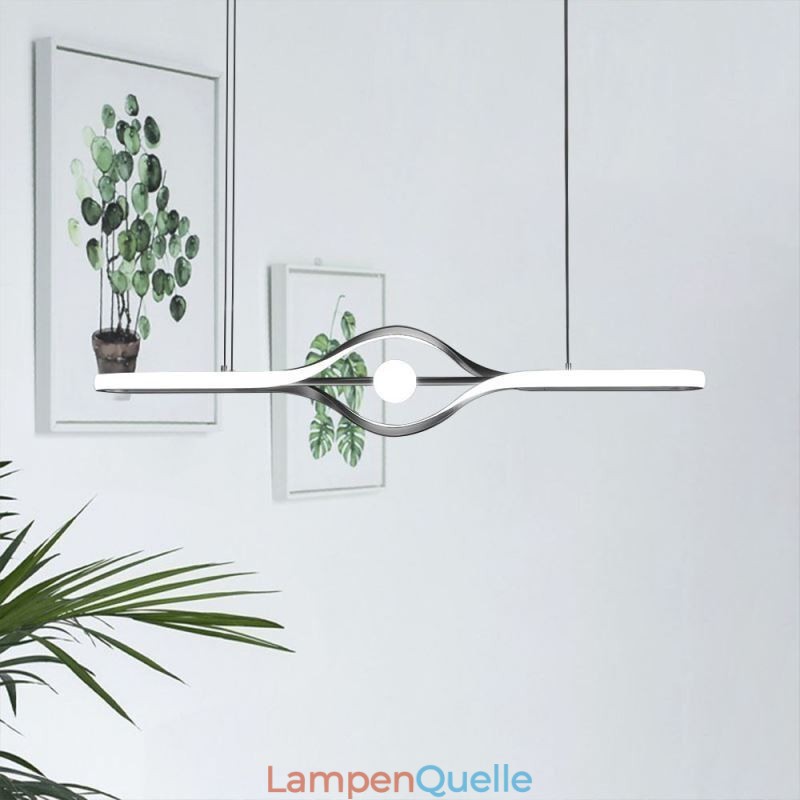 Moderne lineare Pendelleuchte mit langem Streifen