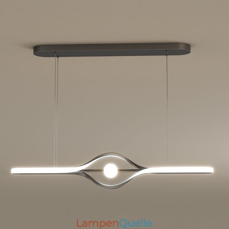 Moderne lineare Pendelleuchte mit langem Streifen