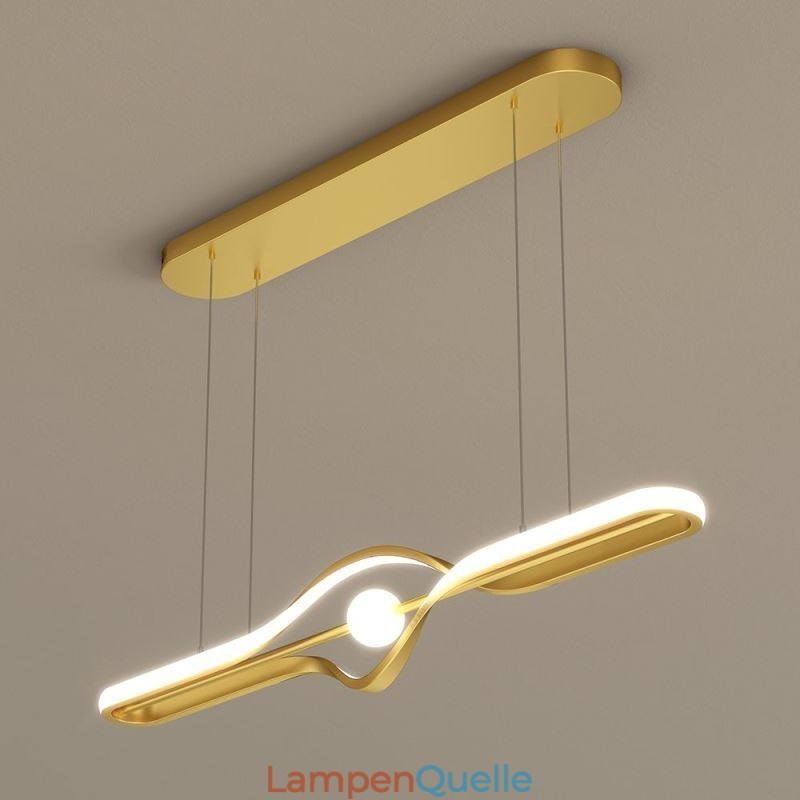 Moderne lineare Pendelleuchte mit langem Streifen