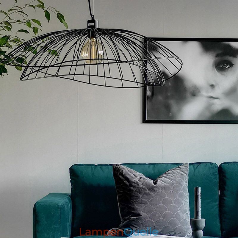Moderner Hut-Kronleuchter, minimalistisches Dekor, Pendelleuchte, 1 Licht