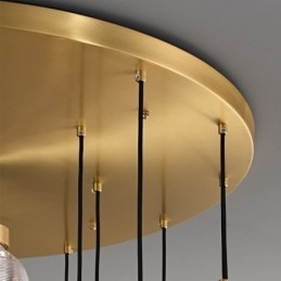 Amerikanische Cluster Pendelleuchte Luxuriöse Glaskugel Deckenleuchte