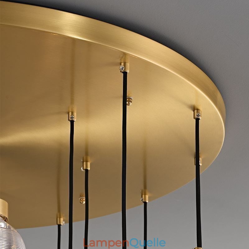 Amerikanische Cluster Pendelleuchte Luxuriöse Glaskugel Deckenleuchte