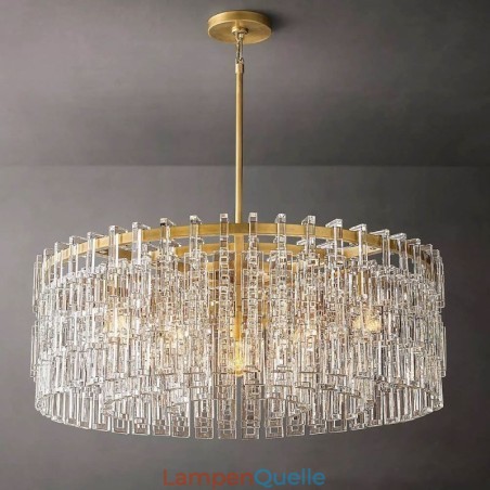 Amerikanische Deckenleuchte, luxuriöse Kristall-Pendelleuchte, 60 cm Amerikanische Deckenleuchte, luxuriöse Kristall-Pendelleuchte, 60 cm