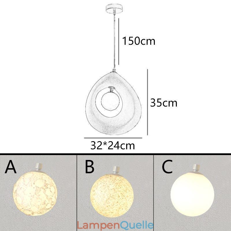Harz Pendelleuchte Moderne einfache Deckenlampe