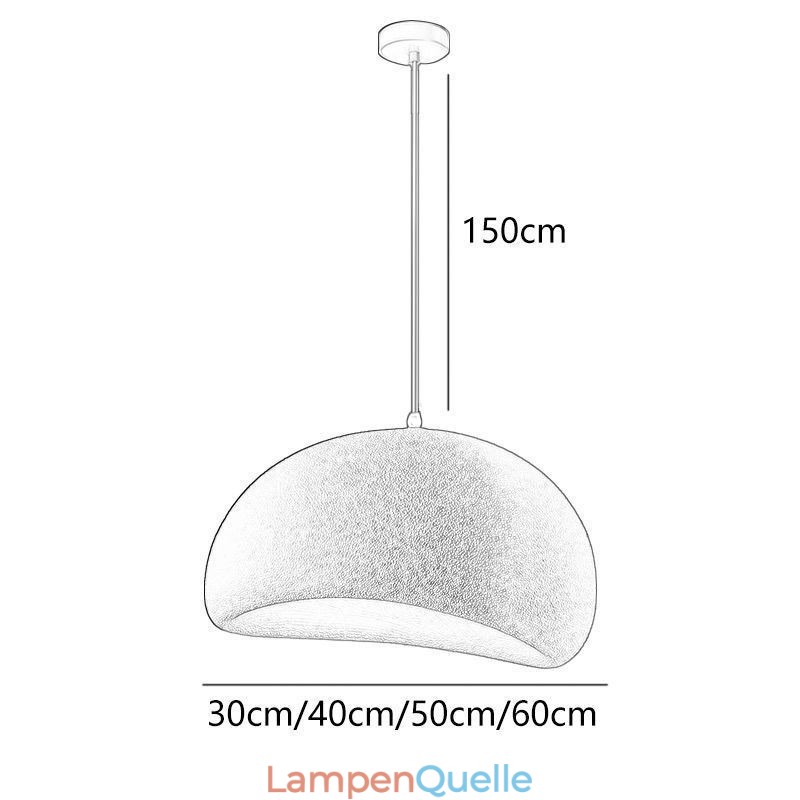 Harz Pendelleuchte Minimalistische Hängeleuchte