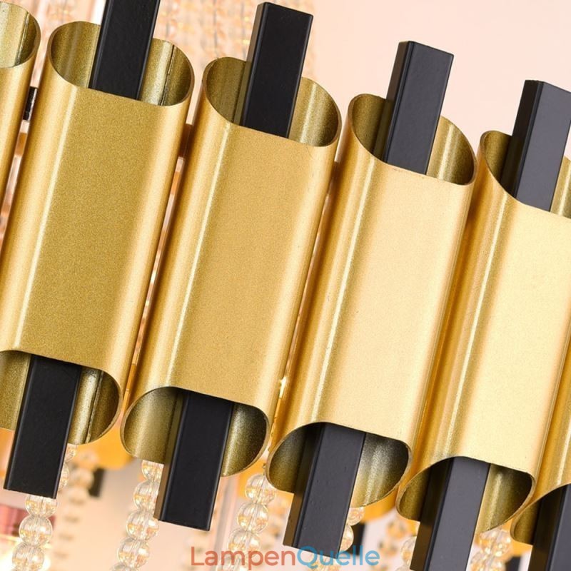 Kristall Pendelleuchte Gold Luxus Dekorative Deckenleuchte