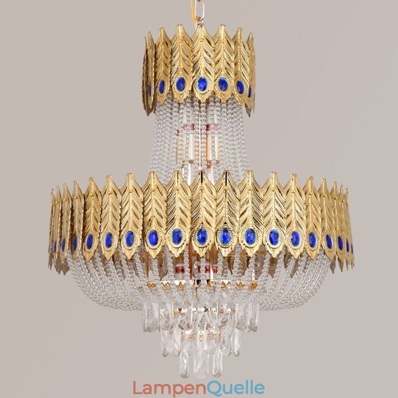 Kristall Pendelleuchte Luxus Dekorative Deckenleuchte 60cm