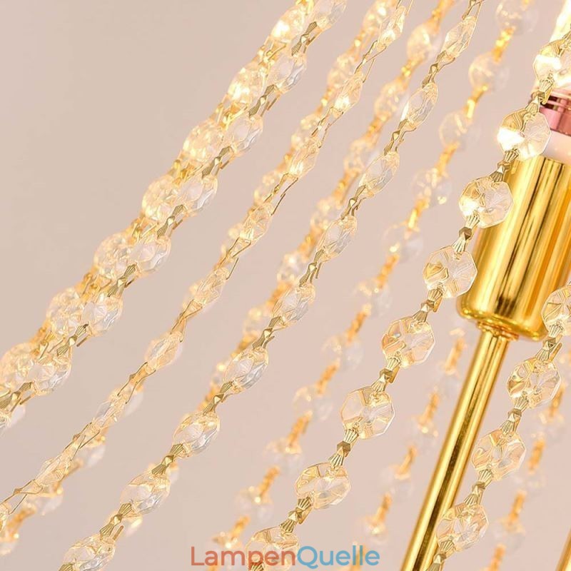 Kristall Pendelleuchte Anspruchsvolle Luxus Dekorative Hängeleuchte 80cm