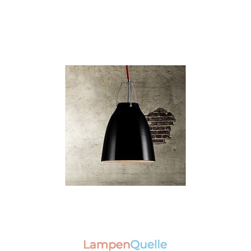 Moderne, minimalistische Hängelampe mit einem Kopf