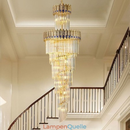 Gold Kristall Pendelleuchte Galvanisiert Gold Phoenix Schwanz Lampenschirm Deckenleuchte Gold Kristall Pendelleuchte Galvanisiert Gold Phoenix Schwanz Lampenschirm Deckenleuchte