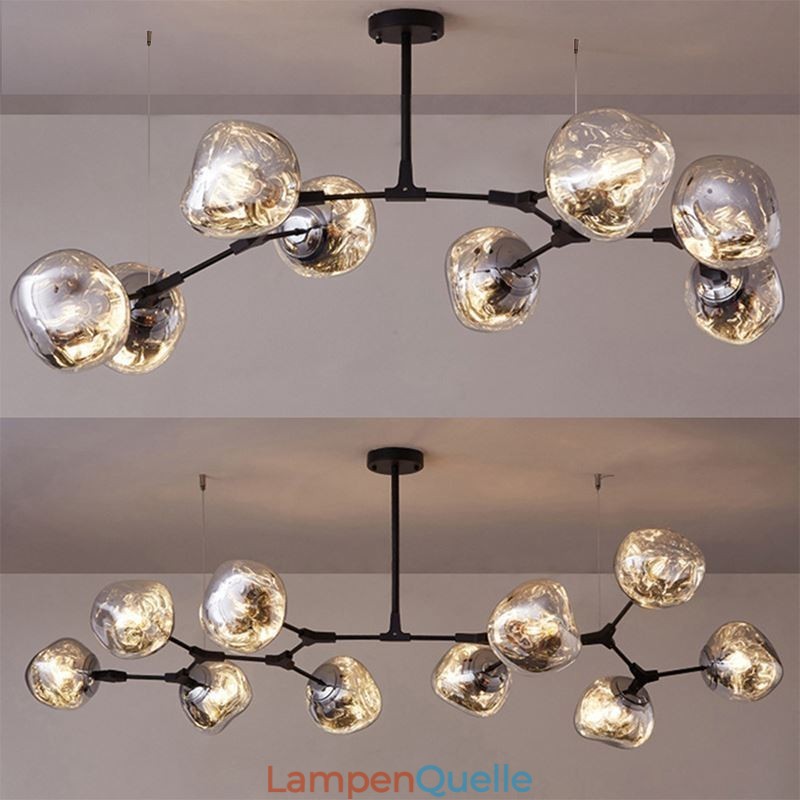 Nordic Deckenleuchte Moderne Galvanisierte Glasmalerei Lampenschirm Pendelleuchte