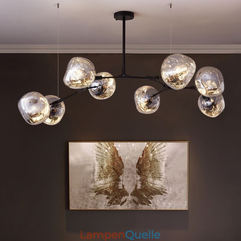 Nordic Deckenleuchte Moderne Galvanisierte Glasmalerei Lampenschirm Pendelleuchte