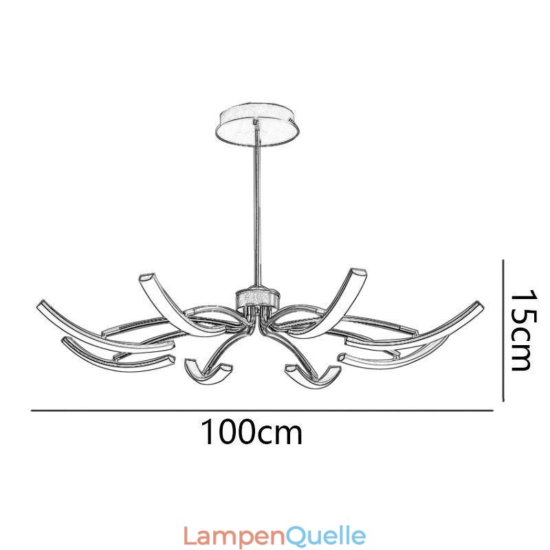 Pendelleuchte Minimalistische transformierbare Deckenleuchte