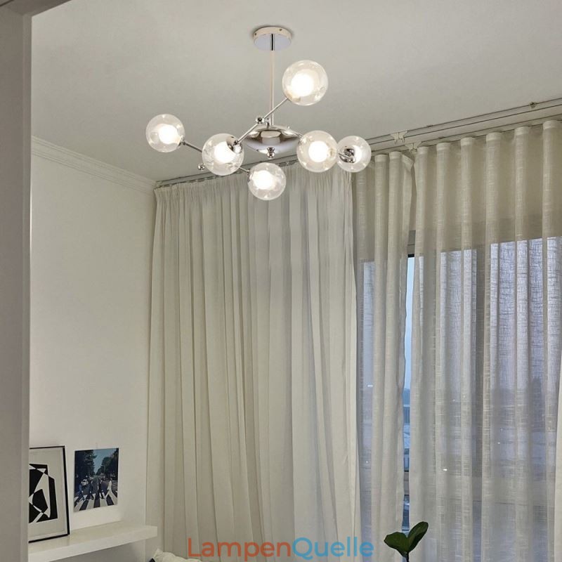 Glas Pendelleuchte im europäischen Stil Einfache Magic Beans Deckenleuchte