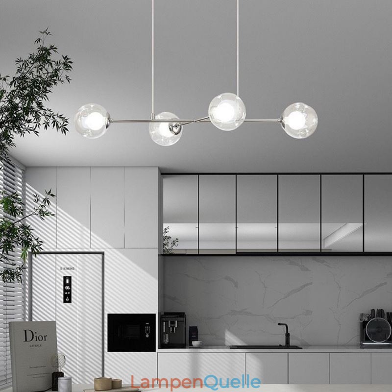 Glas Hängeleuchte Europäische Magic Bean Pendelleuchte 4 Lichter