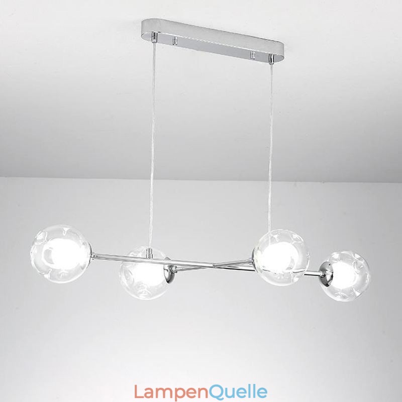 Glas Hängeleuchte Europäische Magic Bean Pendelleuchte 4 Lichter