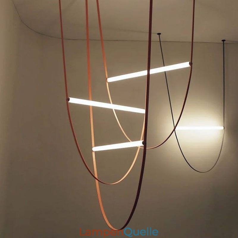 Europäische Pendelleuchte Wabi Sabi Stil Gürtel Dekoratives Licht