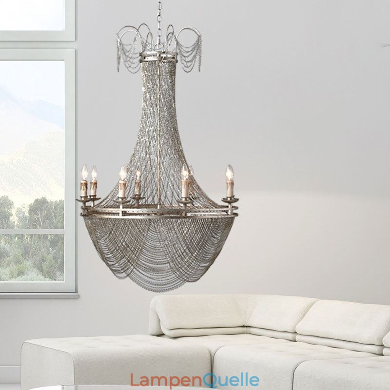 Aluminium Kette Anhänger Licht Kreative Licht Luxus Quaste Dekorative Licht Gold Silber