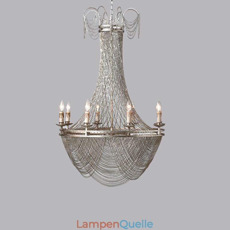 Aluminium Kette Anhänger Licht Kreative Licht Luxus Quaste Dekorative Licht Gold Silber