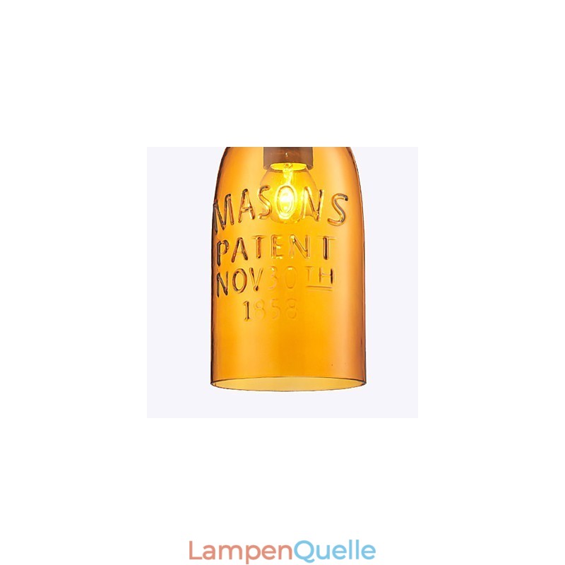 Pendelleuchte 1 Licht Italienischer Stil Transparente Galvanisierung