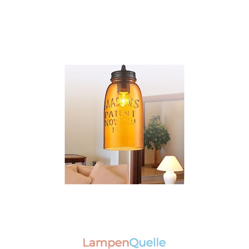 Pendelleuchte 1 Licht Italienischer Stil Transparente Galvanisierung