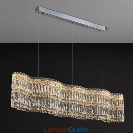 Lange Kristall Pendelleuchte Luxus Dekoration Deckenleuchte Lange Kristall Pendelleuchte Luxus Dekoration Deckenleuchte