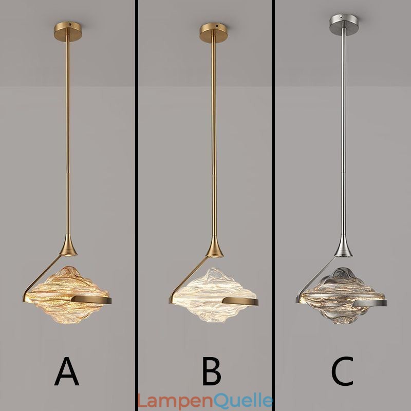 Pendelleuchte Moderne minimalistische Schmiedeeisen Lavaglas Deckenleuchte