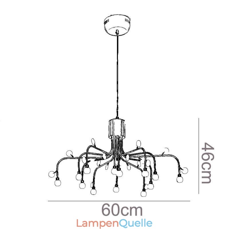 Pendelleuchte Nordic Creative Natural White Deckenleuchte 14 Lichter