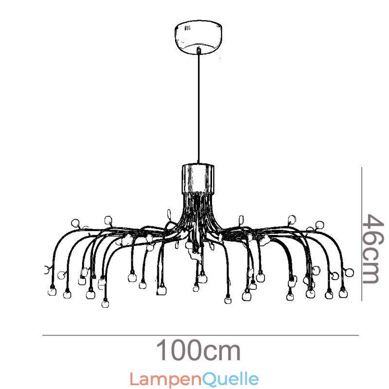 Pendelleuchte Nordic Creative Natural White Deckenleuchte 30 Lichter