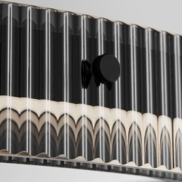 Kreis Pendelleuchte 60 80CM Glas Deckenleuchte Stufenlos Dimmbar Mit Fernbedienung