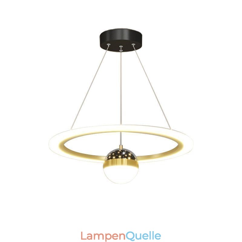 Pendelleuchte Minimalistische Schmiedeeisen Acryl Stern Ring Deckenleuchte