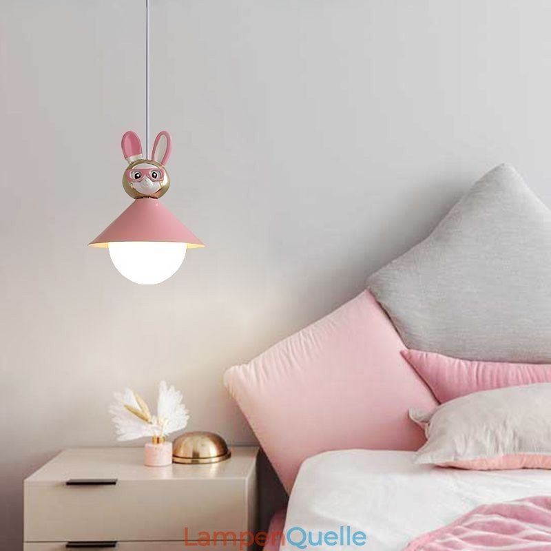 Pendelleuchte Moderne minimalistische G9 Schmiedeeisen Kaninchen Kalb Harz Deckenleuchte