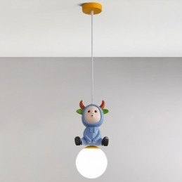 Pendelleuchte Moderne minimalistische G9 Schmiedeeisen Kaninchen Kalb Harz Deckenleuchte
