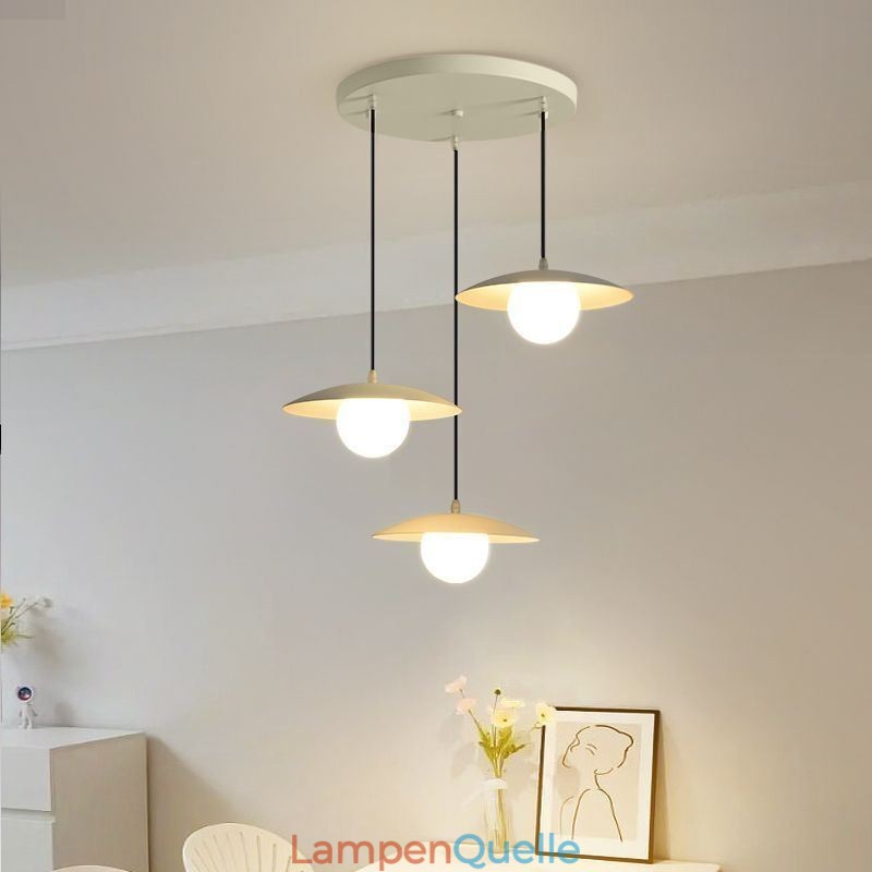 Nordic Pendant Kreative Schmiedeeisen G9 Disc Deckenleuchte